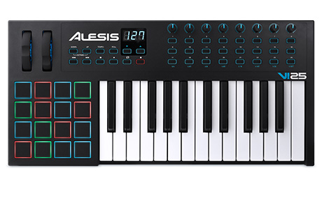 ALESIS V25 - CLAVIER MAITRE USB MIDI 25 NOTES 8 PADS - EDS ELECTRONIQUE